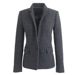 J. Crew Regent Wool Blazer in Houndstooth. Size 6